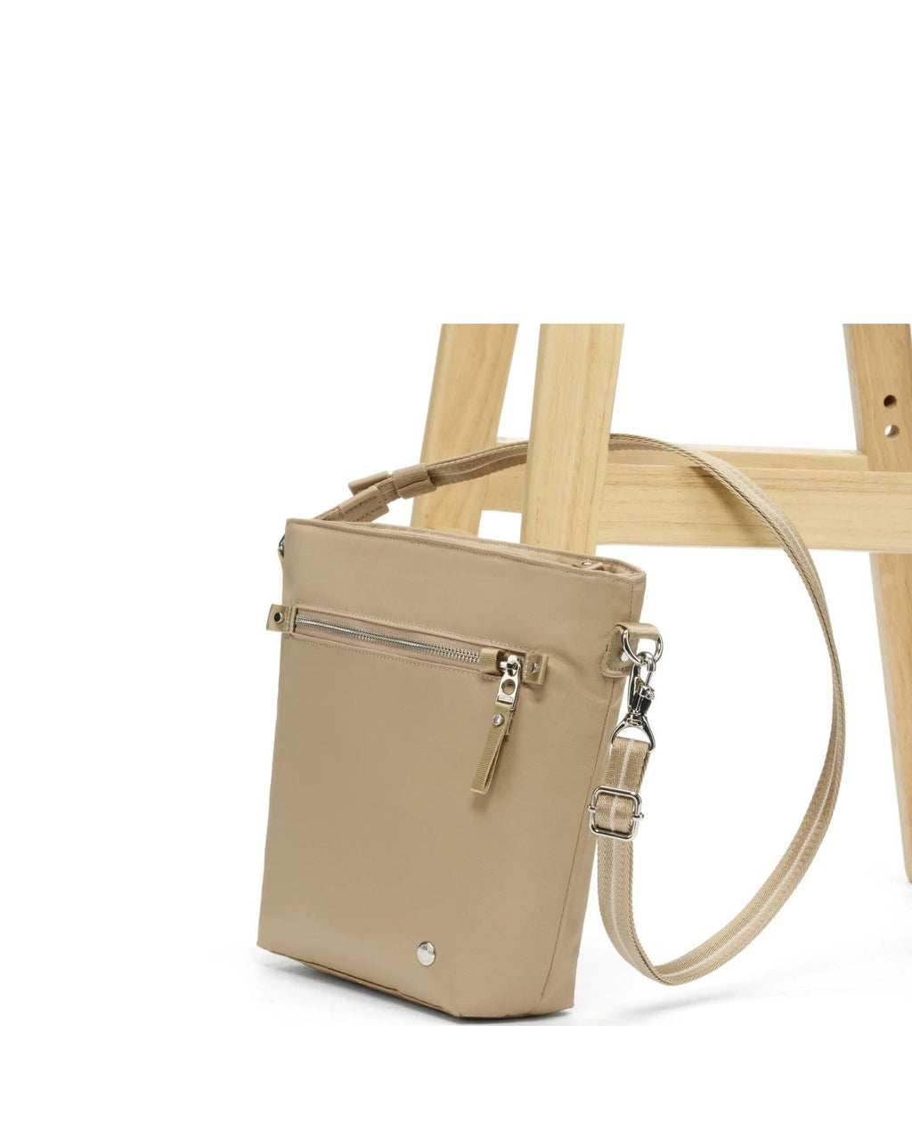 Pacsafe W Anti-Theft Crossbody Bag - 3L - Taupe Image 11