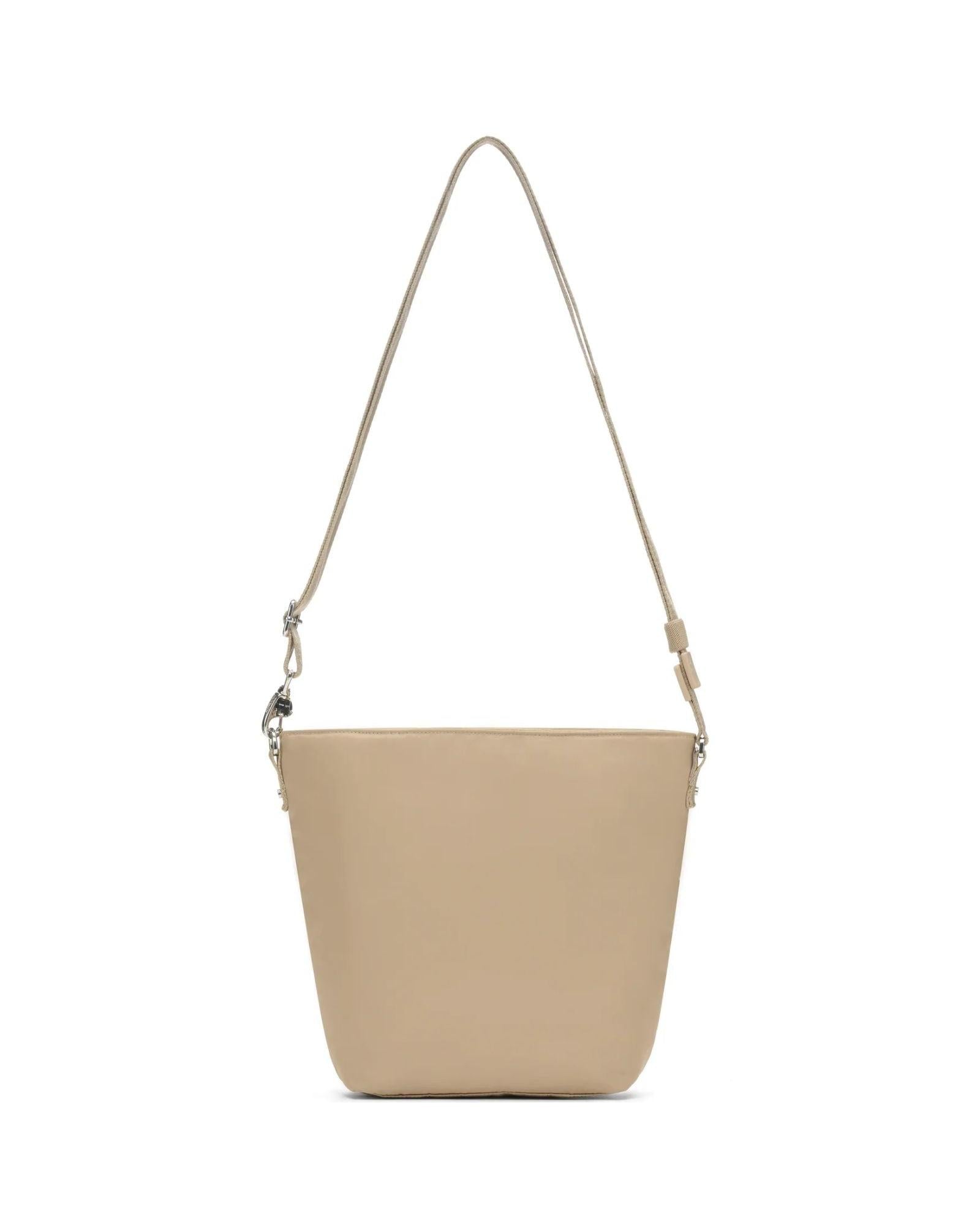 Pacsafe W Anti-Theft Crossbody Bag - 3L - Taupe Back Image 5