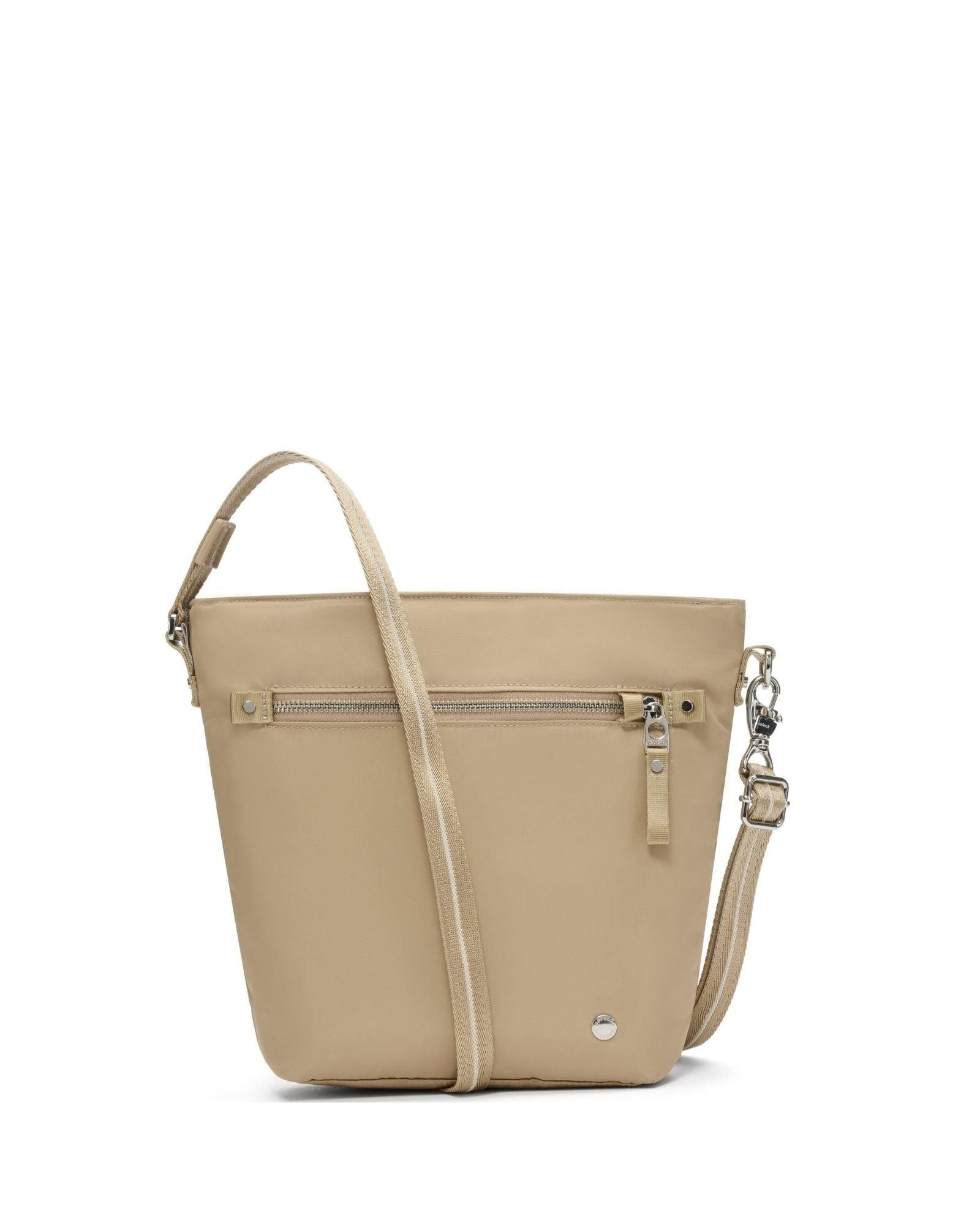 Pacsafe W Anti-Theft Crossbody Bag - 3L - Taupe Front Image 1