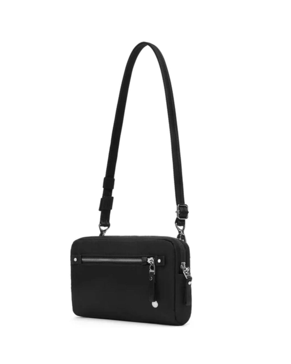 Pacsafe W Anti-Theft 3-in-1 Sling Bag - 1L - Black Front Left Image 4