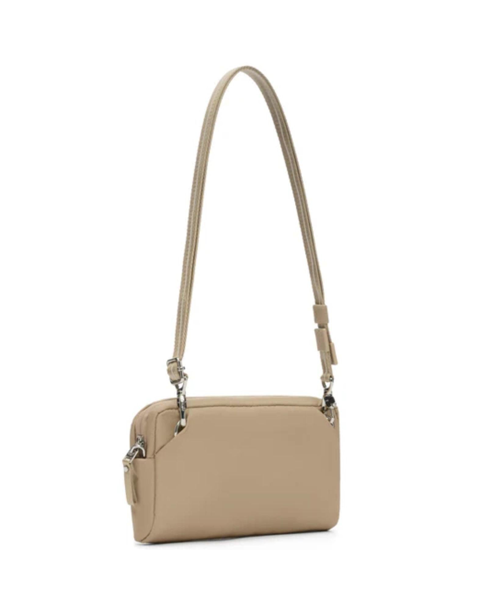 Pacsafe W Anti-Theft 3-in-1 Sling Bag - 1L - Taupe Back Left Image 6