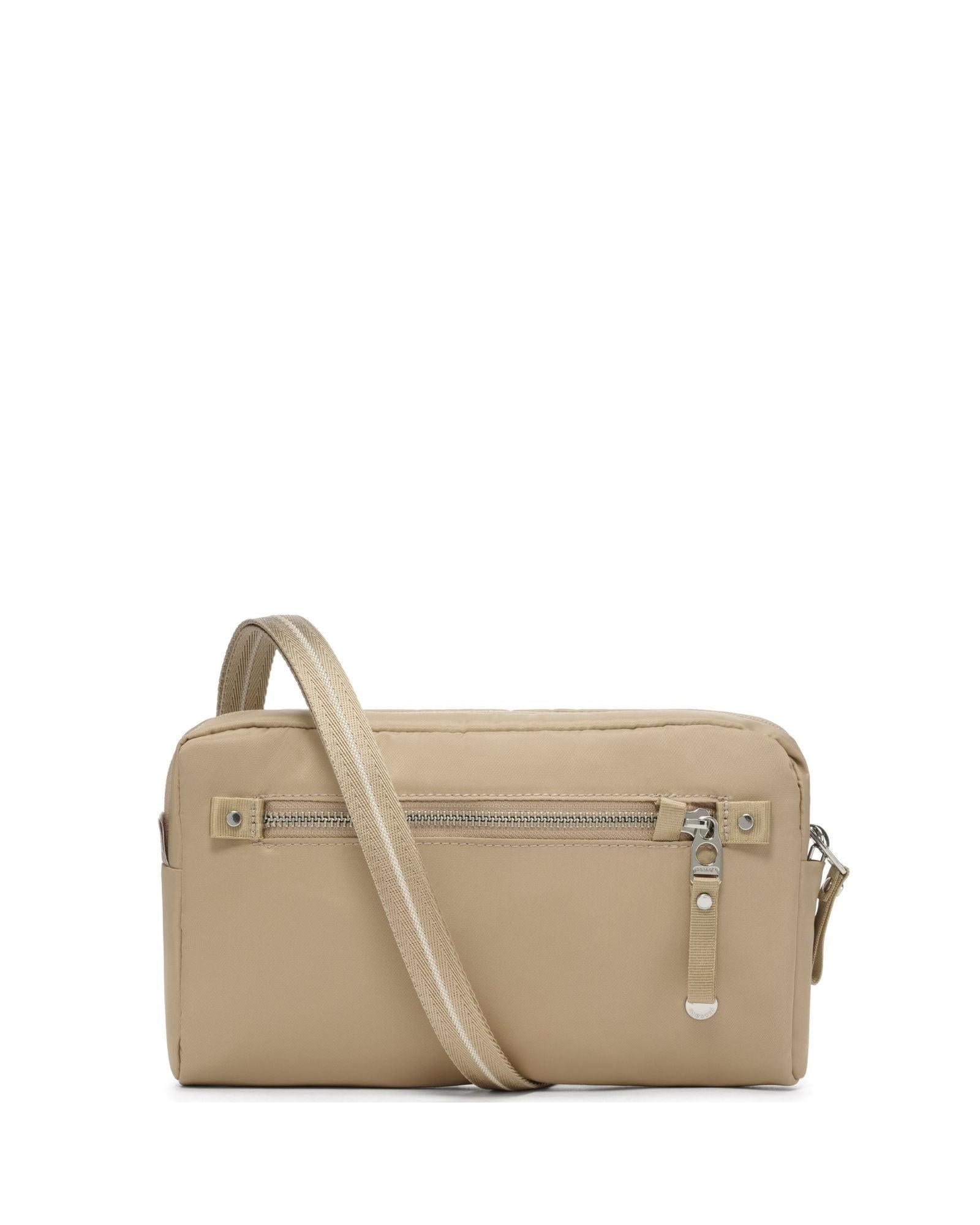Pacsafe W Anti-Theft 3-in-1 Sling Bag - 1L - Taupe Front Image 1