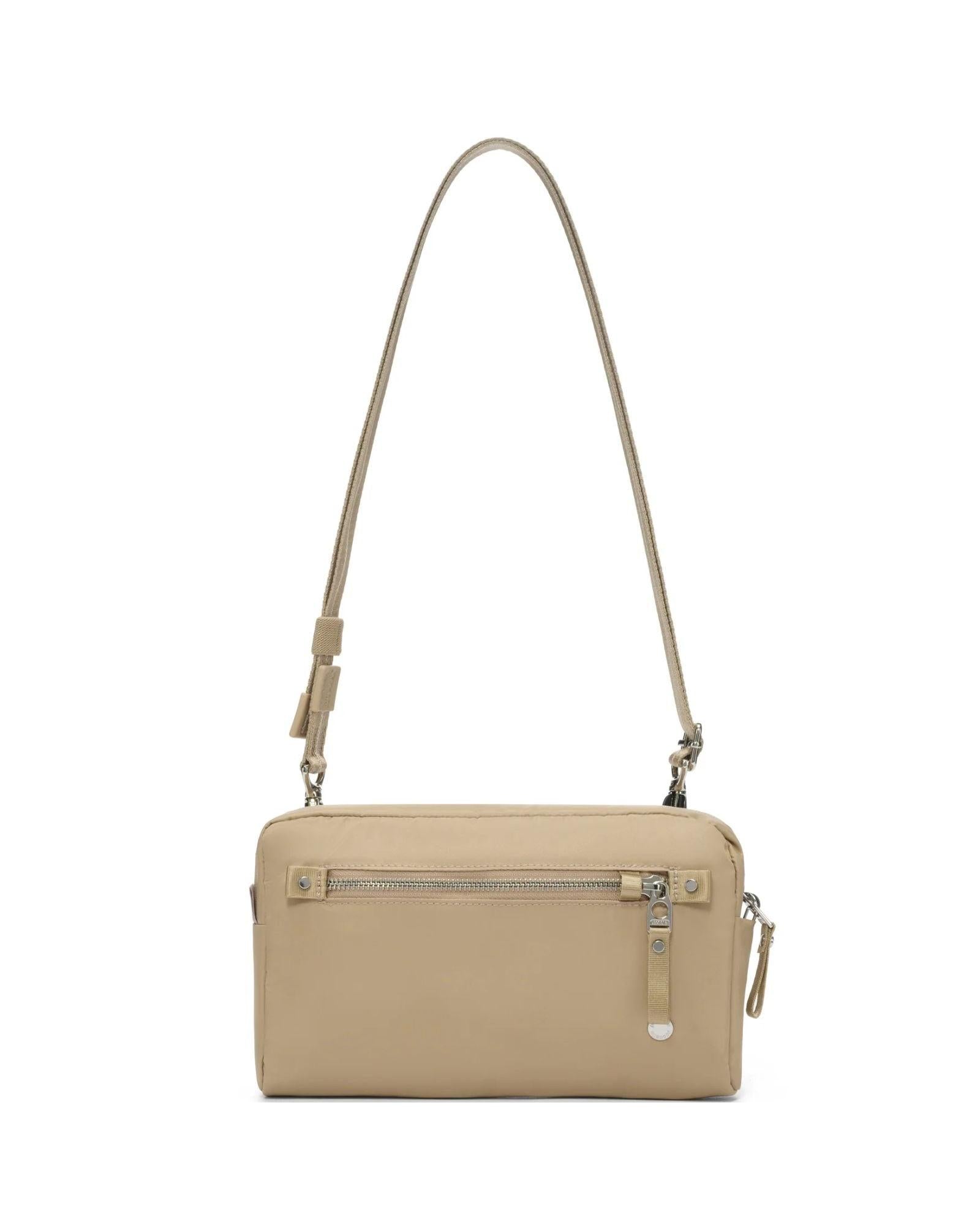 Pacsafe W Anti-Theft 3-in-1 Sling Bag - 1L - Taupe Front Image 3