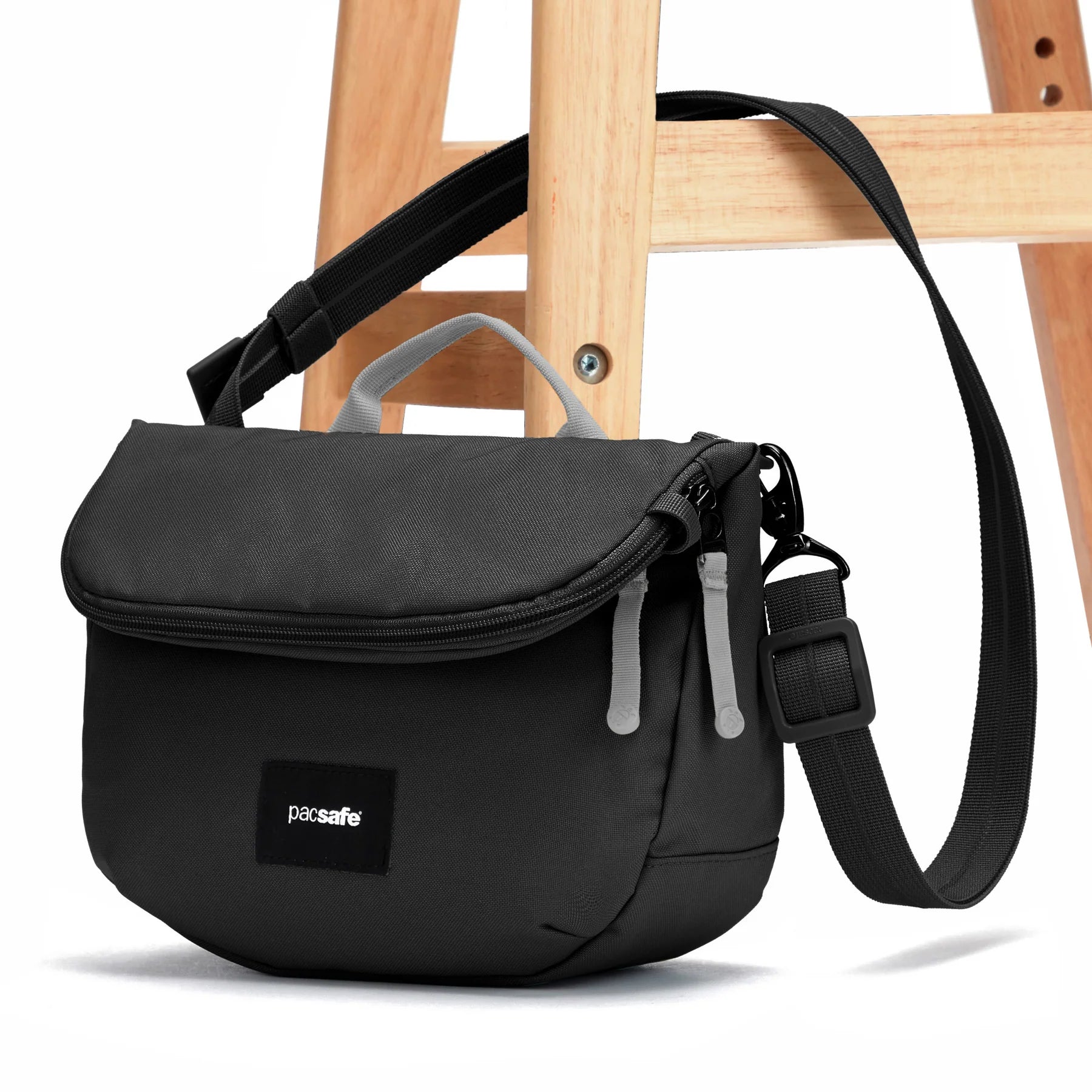 Pacsafe GO Saddle Anti-Theft Crossbody Bag - Jet Black-2