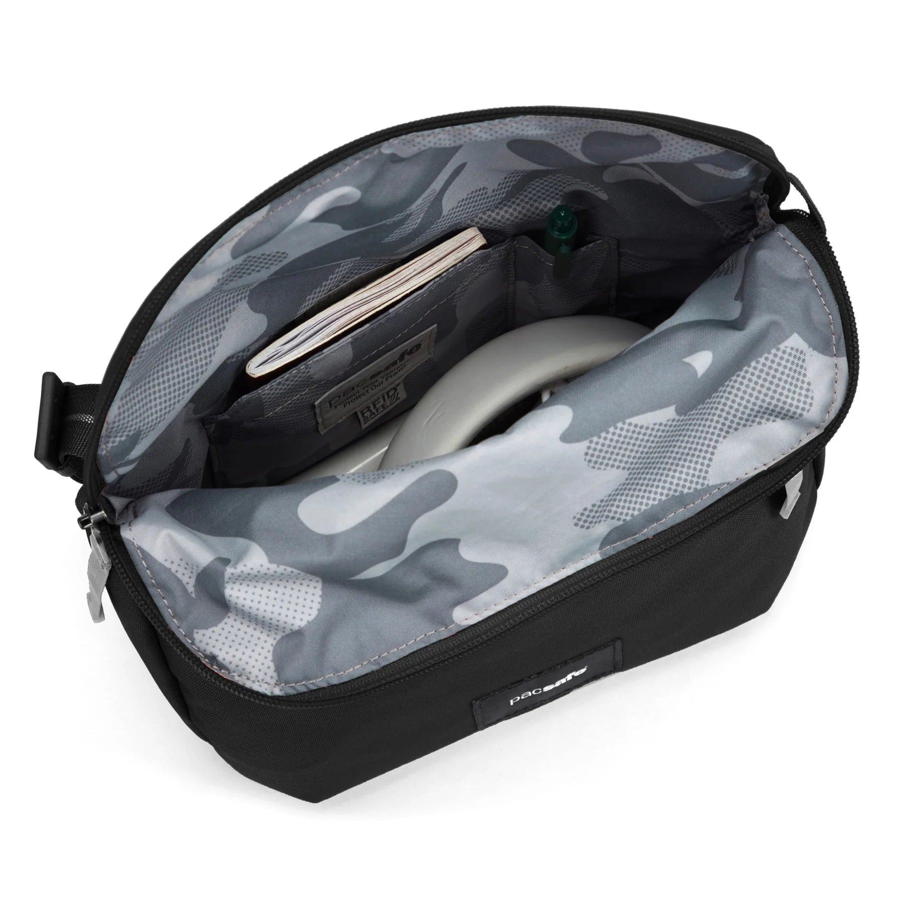 Pacsafe GO Saddle Anti-Theft Crossbody Bag - Jet Black-12