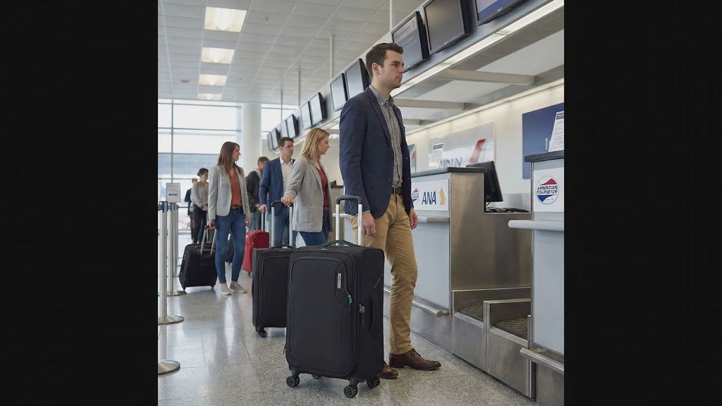 American Tourister Applite 5 Expandable Softside Large Spinner Suitcase - 82cm - Black Image 99