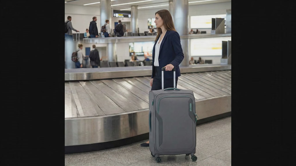 American Tourister Applite 5 Expandable Softside Large Spinner Suitcase - 82cm - Grey Image 99