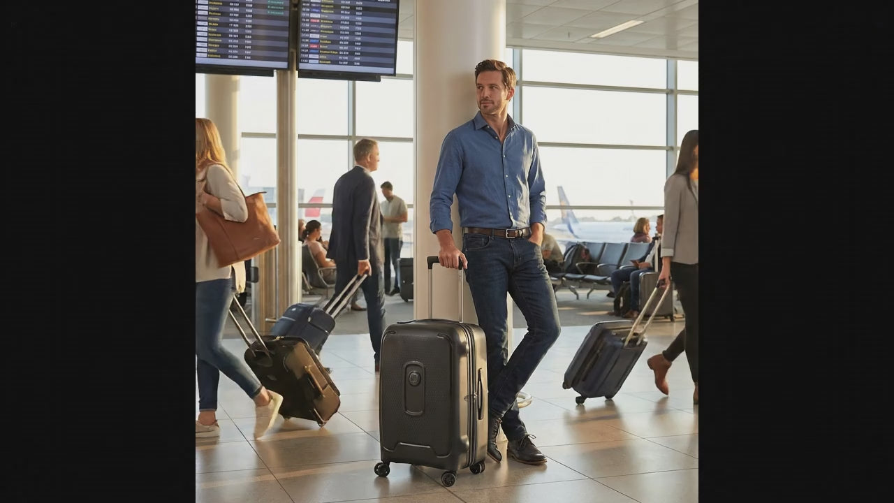 Delsey Moncey MR Hardside Medium Zipless Spinner Suitcase - 70cm - Black Image 99