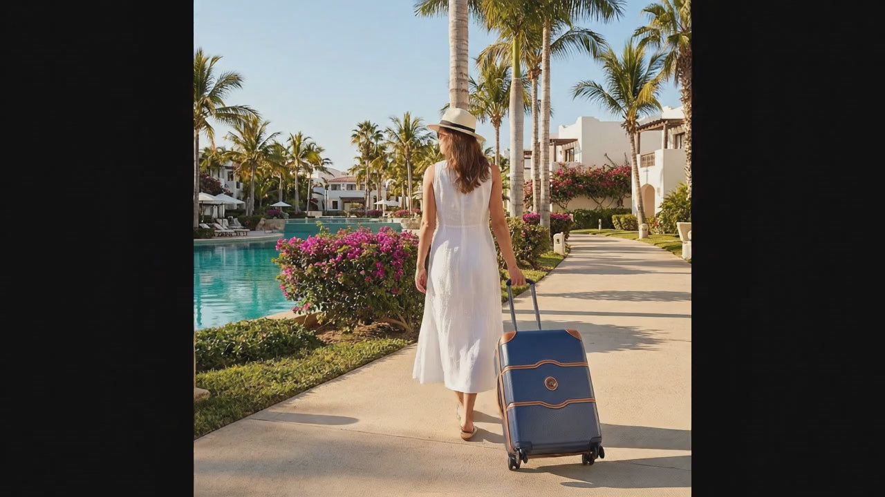 Delsey Chatelet Air 2.0 Hardside Medium Trunk Spinner Suitcase - 73cm - Navy Image 99