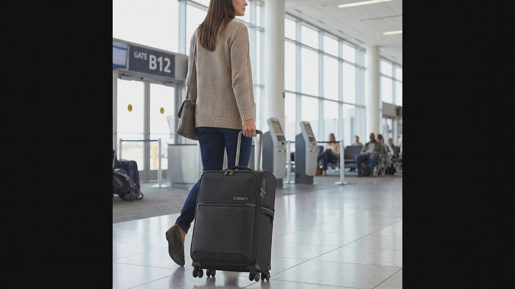 Samsonite 73H Softside Carry-On Spinner Suitcase - 55cm - Black Image 99