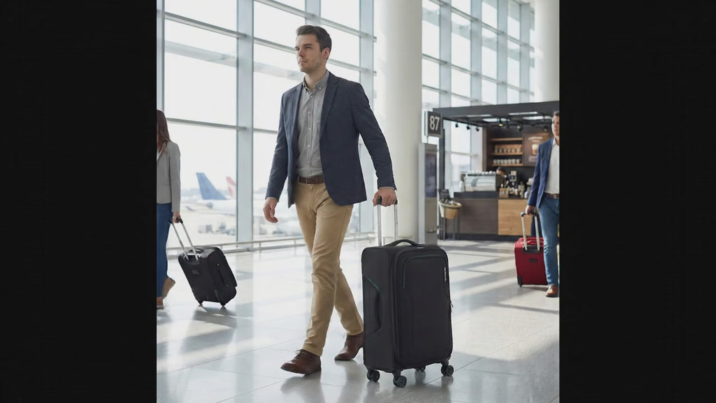 American Tourister Applite 5 Expandable Softside Medium Spinner Suitcase - 72cm - Black Image 99