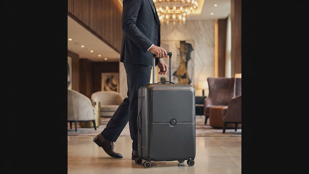 Delsey Turenne 2.0 Hardside Large Trunk Spinner Suitcase - 80cm - Black Image 99