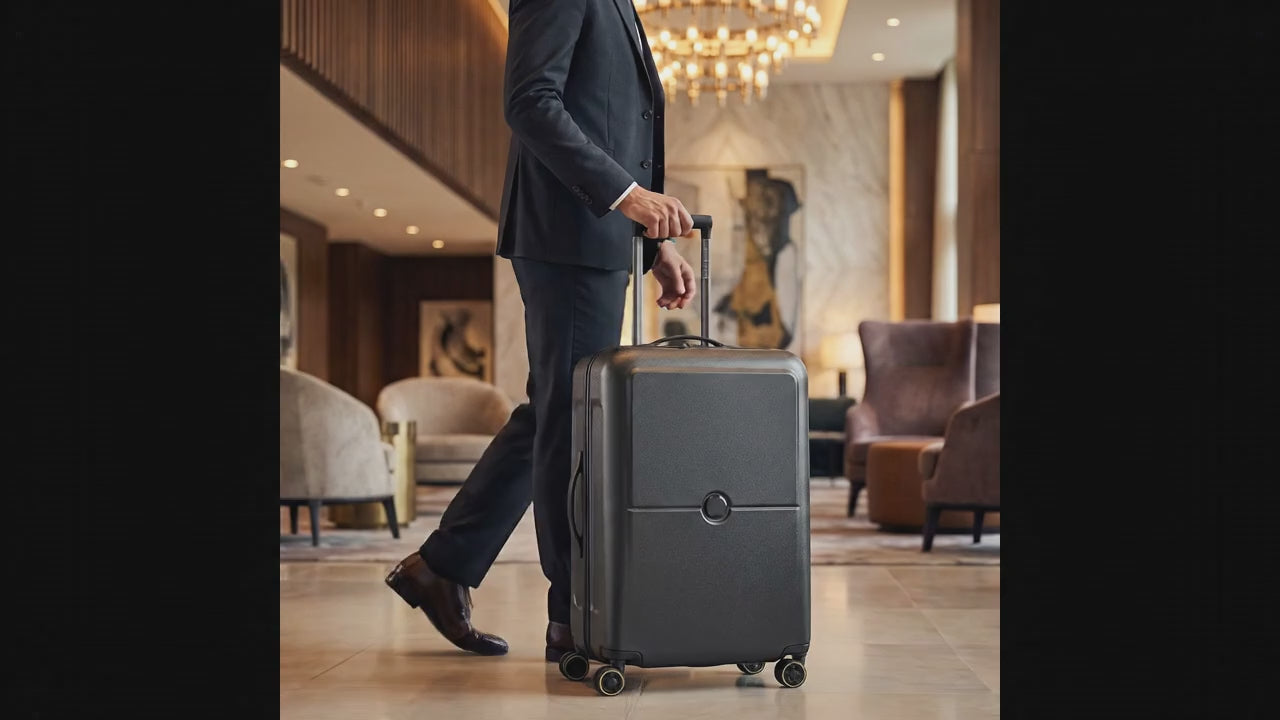 Delsey Turenne 2.0 Hardside Large Trunk Spinner Suitcase - 80cm - Black Image 99