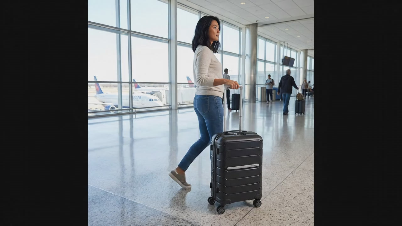 Samsonite Oc2lite Expandable Hardside Medium Spinner Suitcase - 75cm - Black Image 99