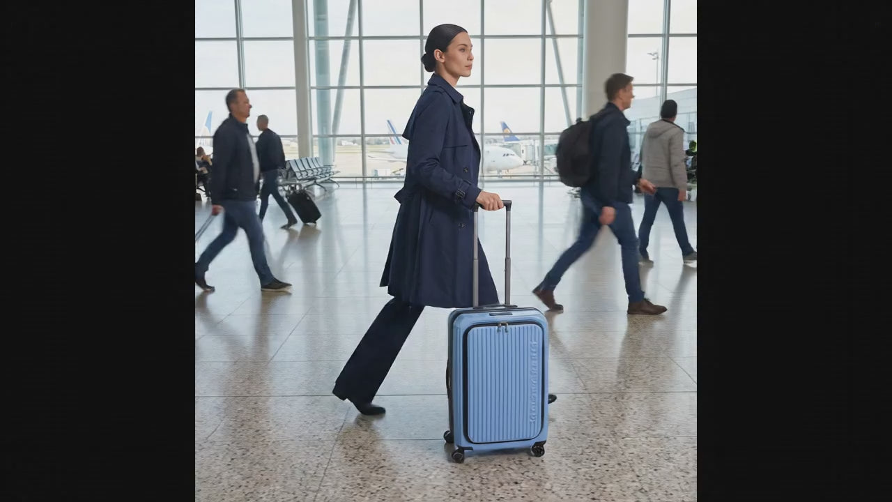 Delsey Securitime Hardside Top Opening Carry-On Spinner Suitcase - 55cm - Lavender Blue Image 99