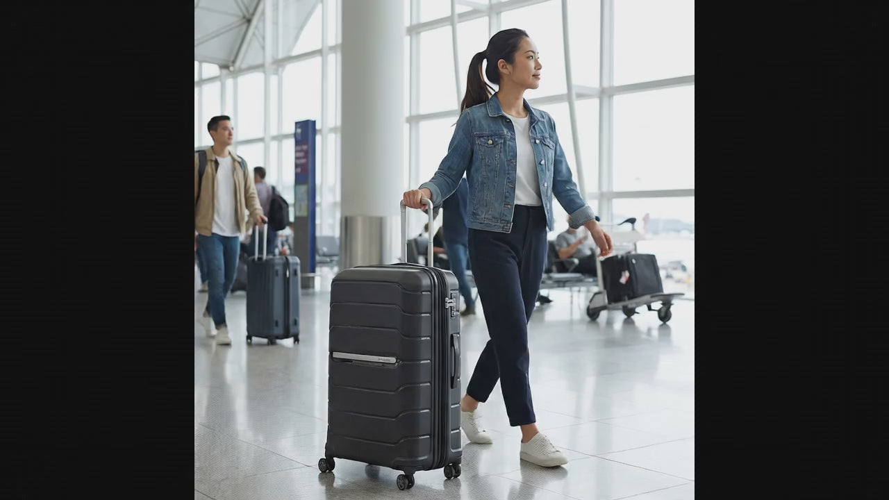 Samsonite Oc2lite Expandable Hardside Large Spinner Suitcase - 81cm - Black Image 99