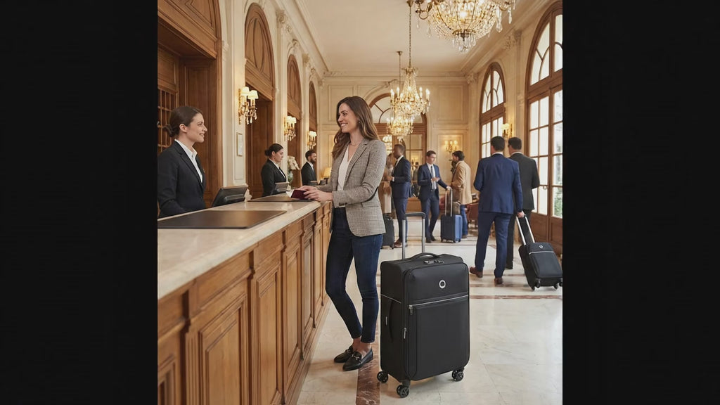Delsey Brochant 3 Softside Large Spinner Suitcase - 78cm - Deep Black Image 99