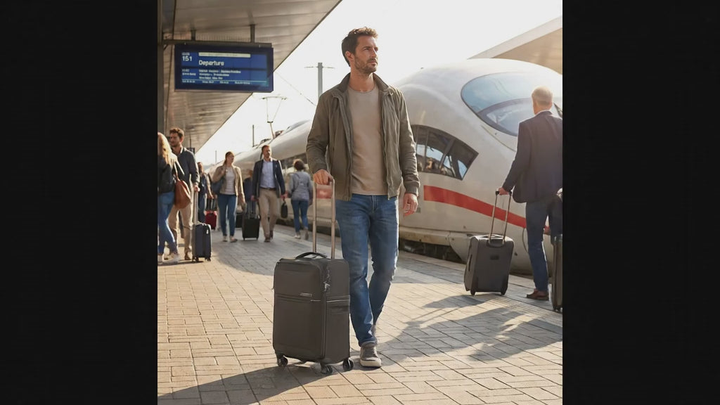 Samsonite 73H Softside Carry-On Spinner Suitcase - 55cm - Platinum Grey Image 99