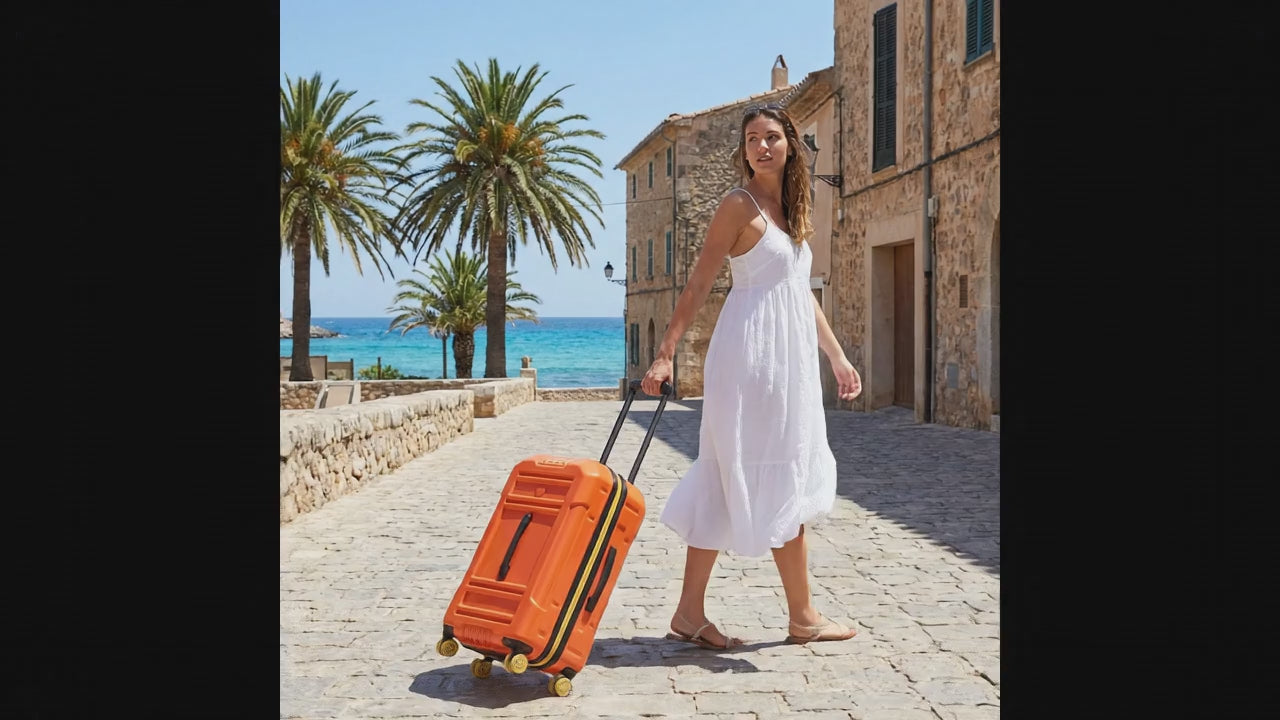 Delsey Rempart 2.0 Expandable Hardside Medium Spinner Suitcase - 73cm - Orange Image 99