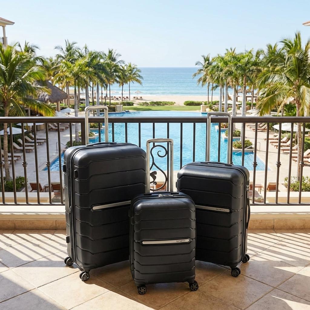 Samsonite Oc2lite Expandable Hardside 3-Piece Spinner Luggage Set - Black Image 10