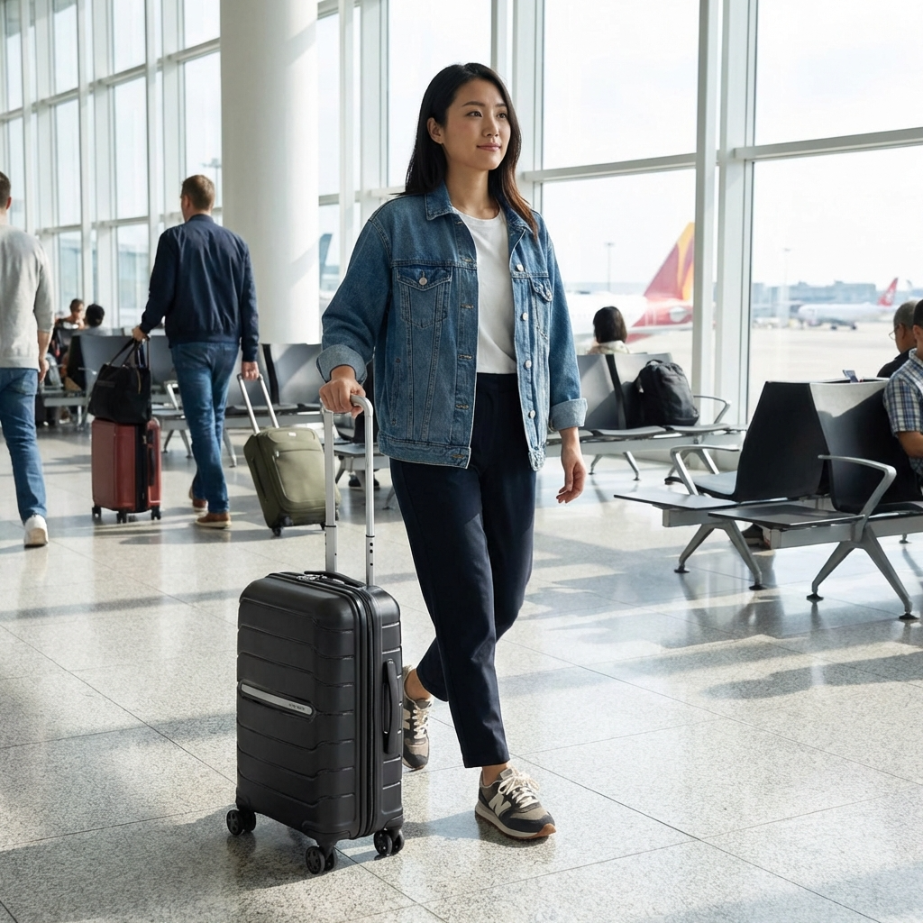 Samsonite Oc2lite Expandable Hardside Carry-On Spinner Suitcase - 55cm - Black