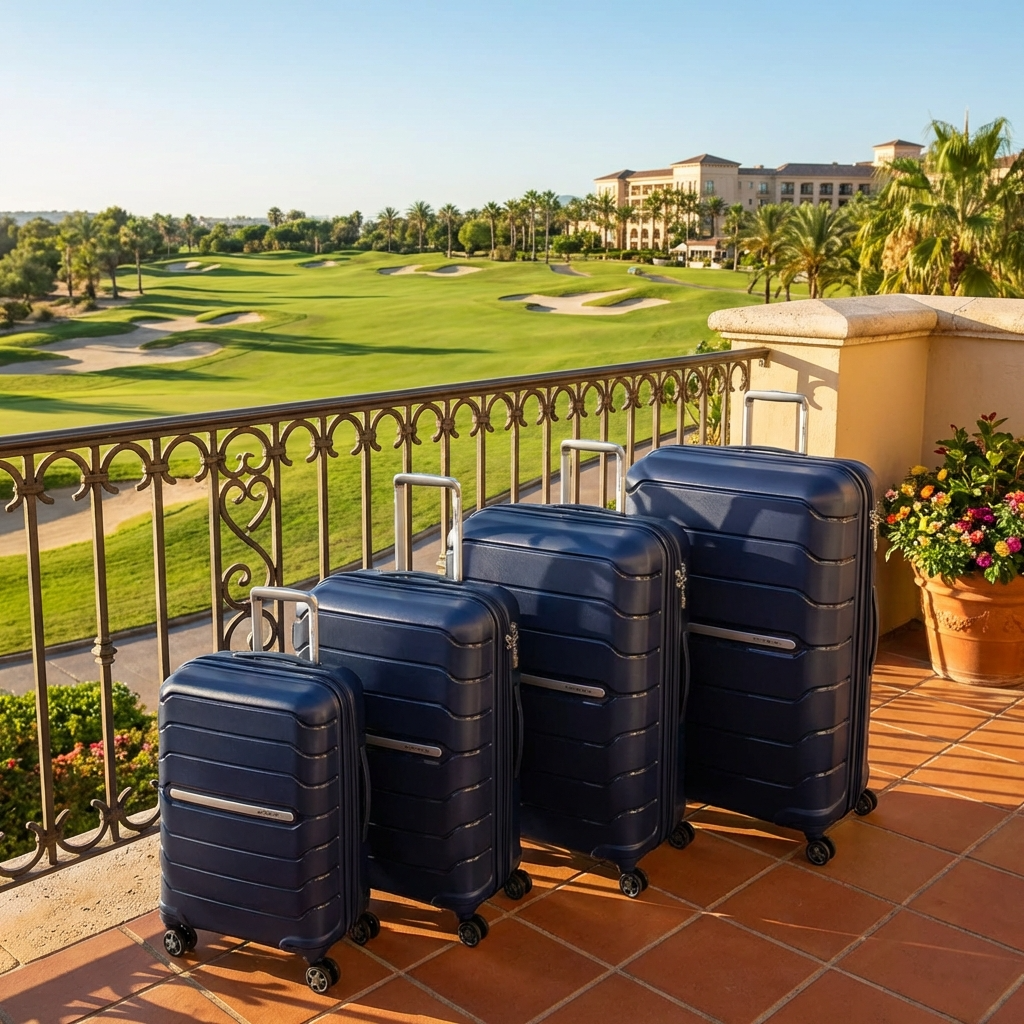Samsonite Oc2lite Expandable Hardside 4-Piece Spinner Luggage Set - Navy Blue