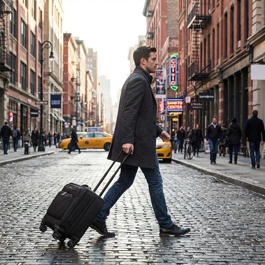 Samsonite Xenon 3.0 Spinner Mobile Office - Black Image 4