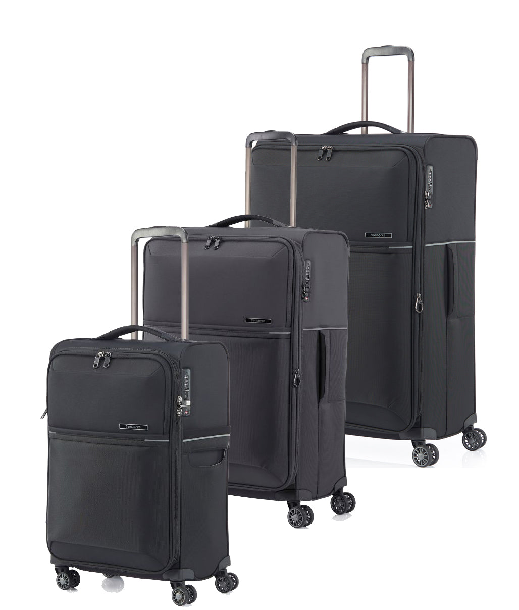 Samsonite 73H Softside 3-Piece Spinner Luggage Set - Black