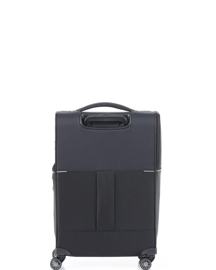 Samsonite 73H Softside Carry-On Spinner Suitcase - 55cm - Black Back Image 3