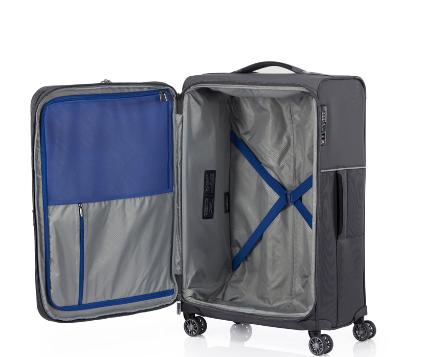 Samsonite 73H Softside Large Spinner Suitcase - 78cm - Black