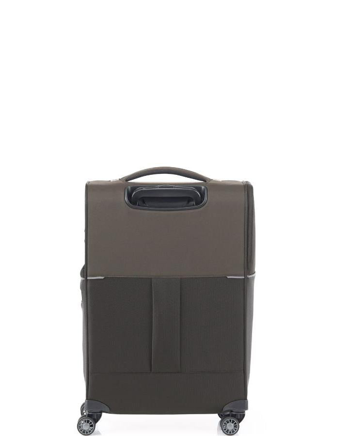 Samsonite 73H Softside Carry-On Spinner Suitcase - 55cm - Platinum Grey Back Image 3