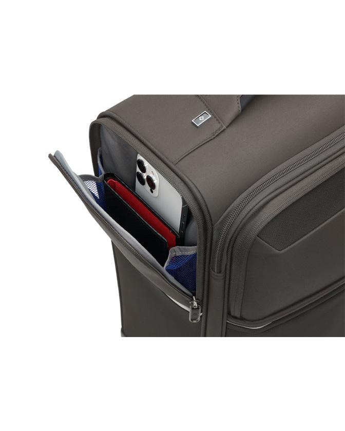 Samsonite 73H Softside Carry-On Spinner Suitcase - 55cm - Platinum Grey Image 5