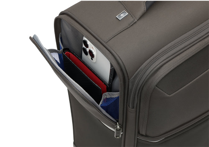 Samsonite 73H Softside Carry-On Spinner Suitcase - 55cm - Platinum Grey