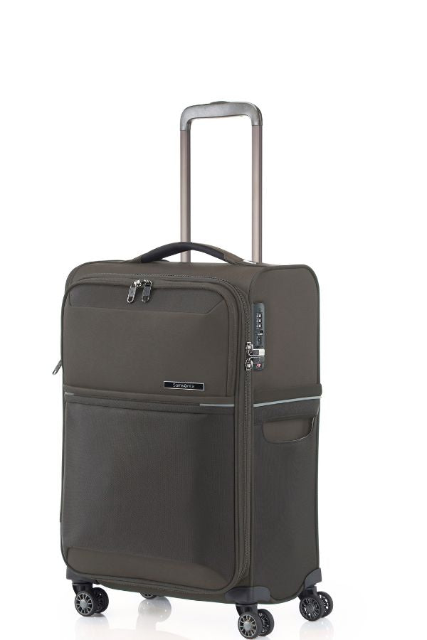 Samsonite 73H Softside Carry-On Spinner Suitcase - 55cm - Platinum Grey