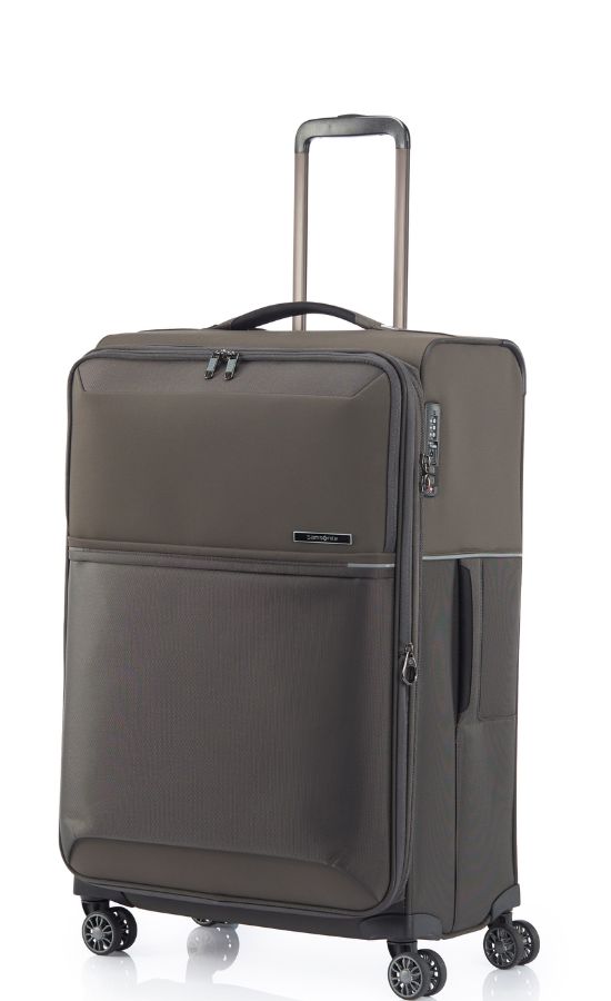 Samsonite 73H Softside Medium Spinner Suitcase - 71cm - Platinum Grey