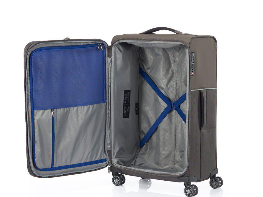Samsonite 73H Softside Medium Spinner Suitcase - 71cm - Platinum Grey