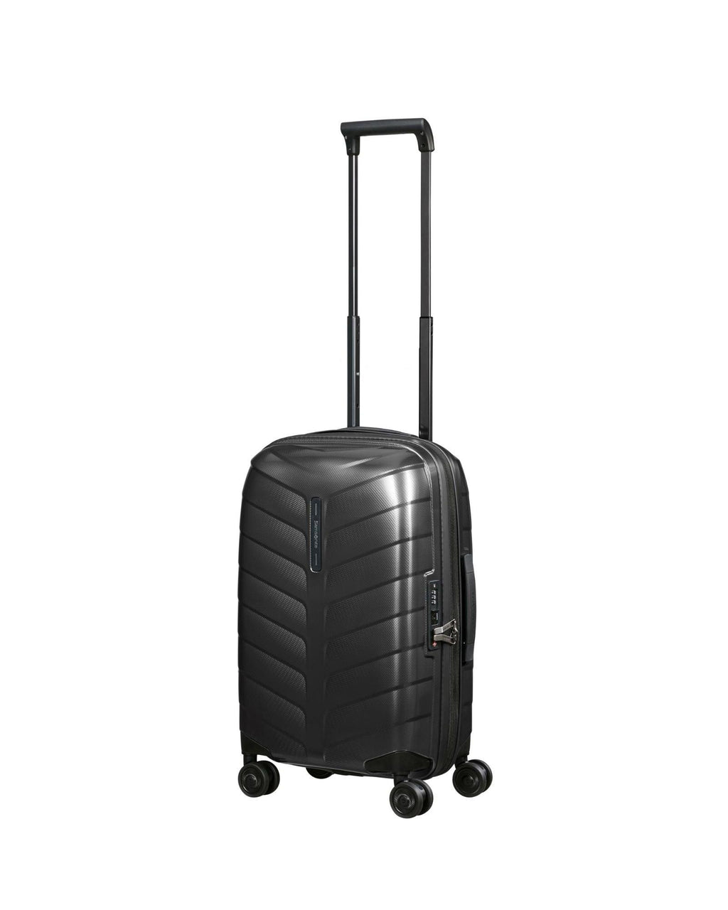 Samsonite Attrix Expandable Hardside Carry-On Spinner Suitcase - 55cm - Anthracite Front Left Image 1