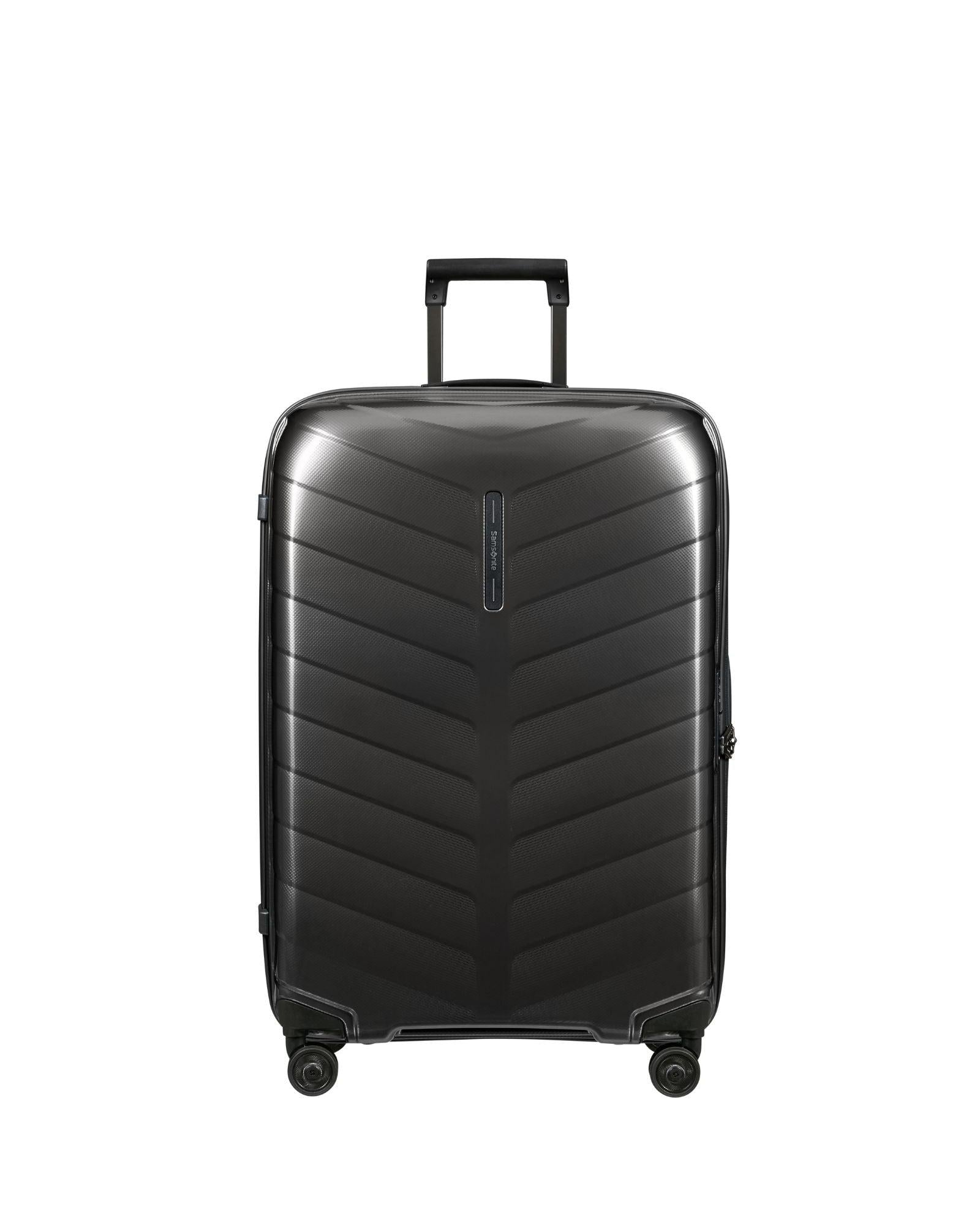 Samsonite Attrix Hardside Medium Spinner Suitcase - 75cm - Anthracite Front Image 3