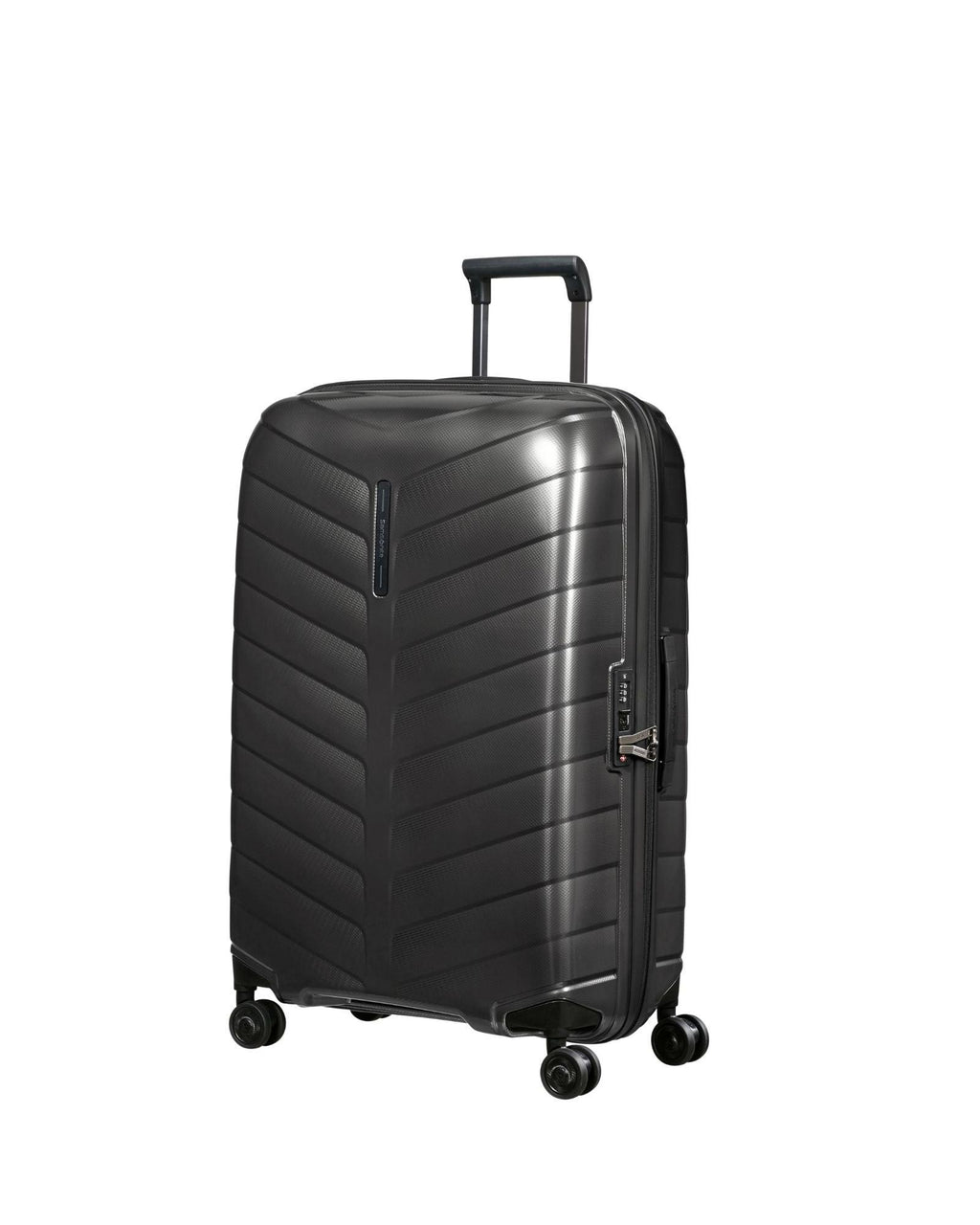 Samsonite Attrix Hardside Medium Spinner Suitcase - 75cm - Anthracite Front Left Image 1
