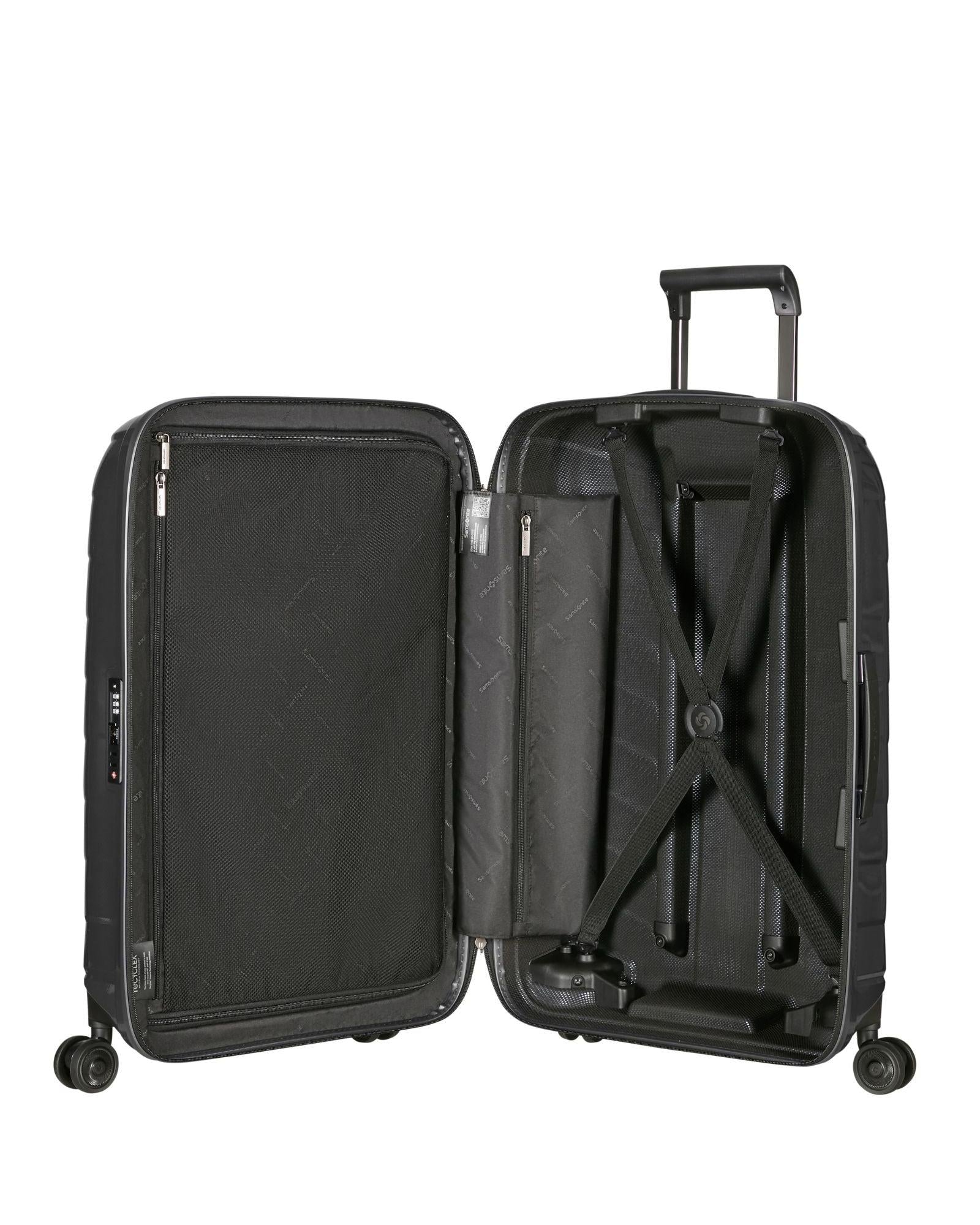 Samsonite Attrix Hardside Medium Spinner Suitcase - 75cm - Anthracite Interior Image 7