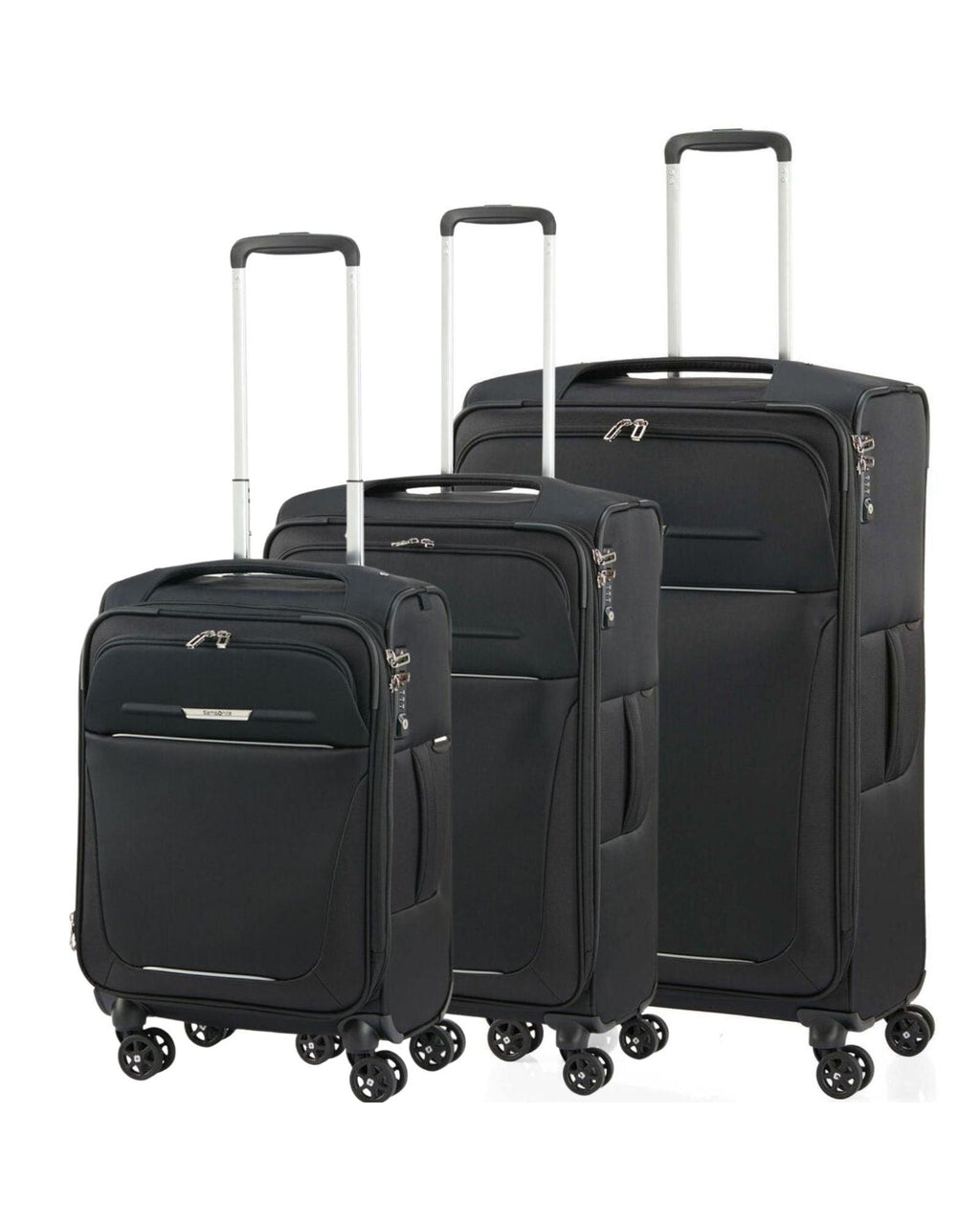 Samsonite B-Lite 5 Softside 3-Piece Spinner Luggage Set - Black Image 1