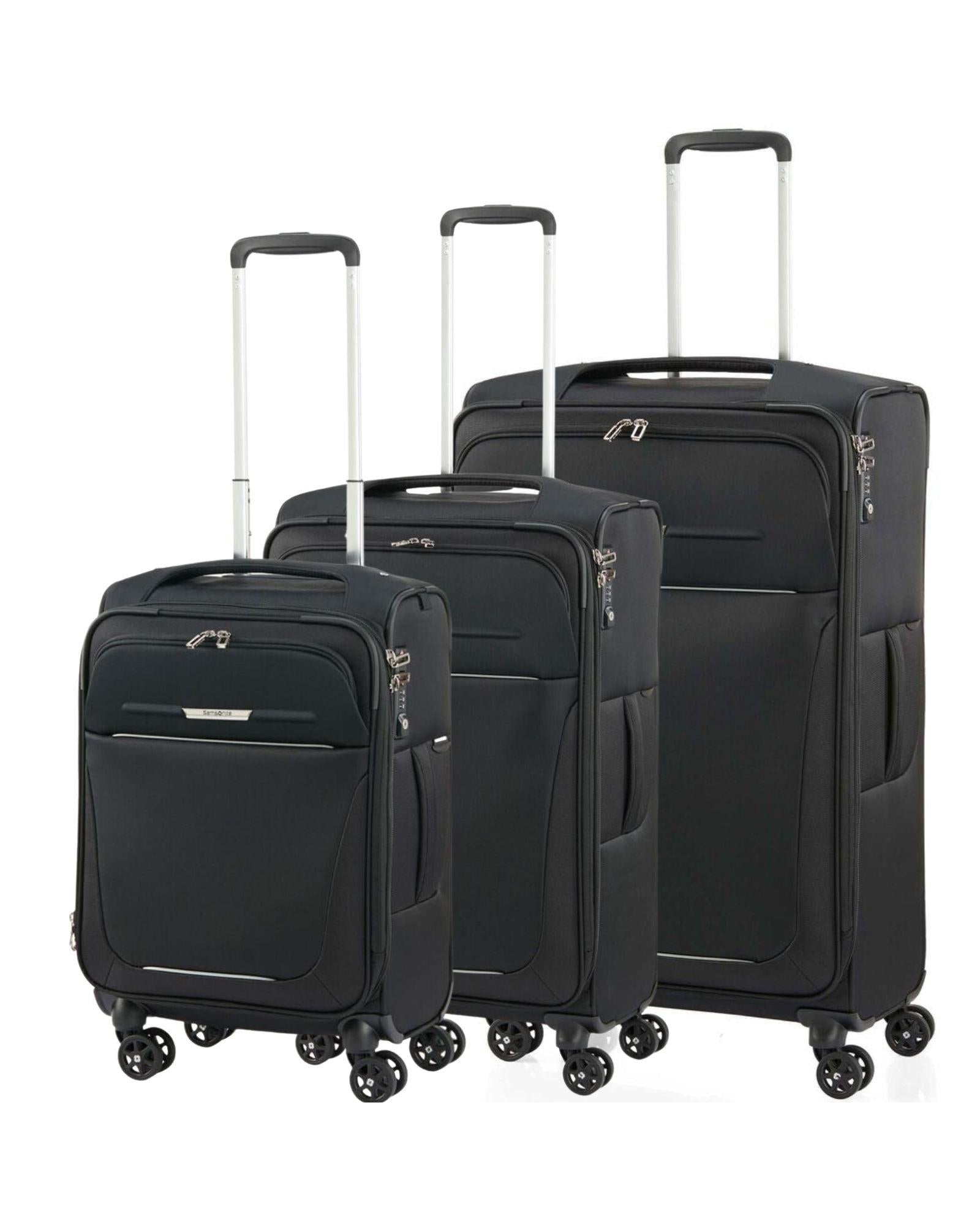 Samsonite B-Lite 5 Softside 3-Piece Spinner Luggage Set - Black Image 1