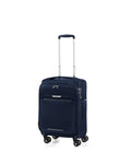 Samsonite B-Lite 5 Softside Carry-On Spinner Suitcase - 55cm - Navy Front Left Image 1