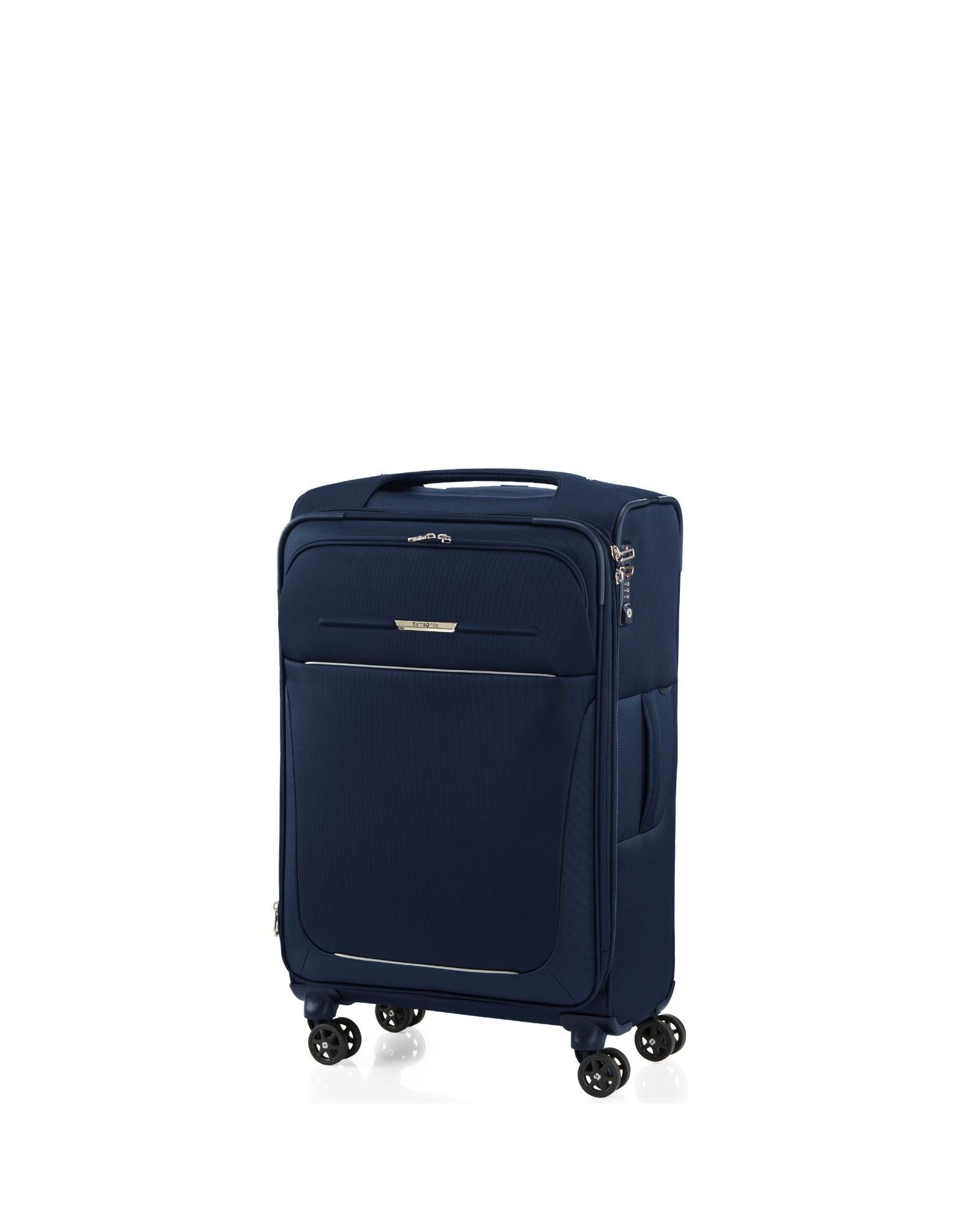 Samsonite B-Lite 5 Softside Medium Spinner Suitcase - 71cm - Navy Front Image 2