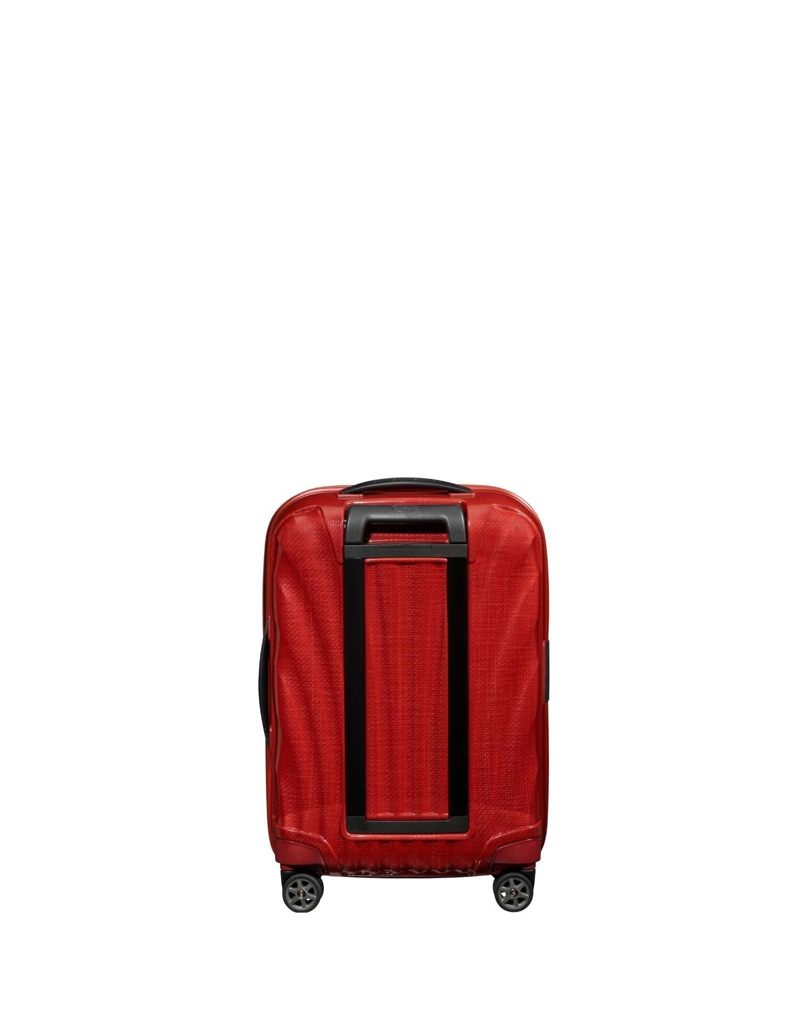 Samsonite C-Lite Expandable Hardside Carry-On Spinner Suitcase - 55cm - Chili Red Back Image 3