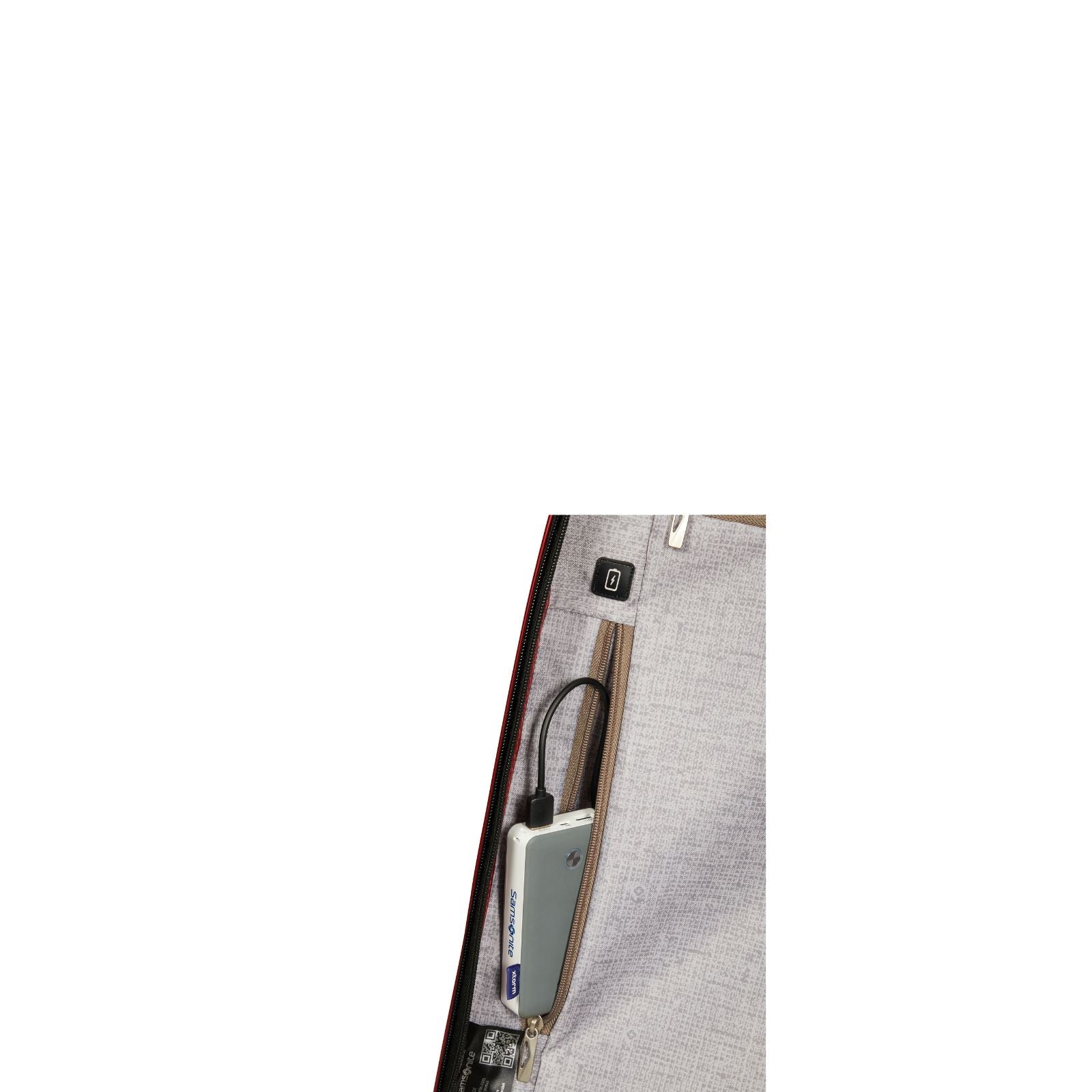 Samsonite C-Lite Expandable Hardside Carry-On Spinner Suitcase - 55cm - Chili Red