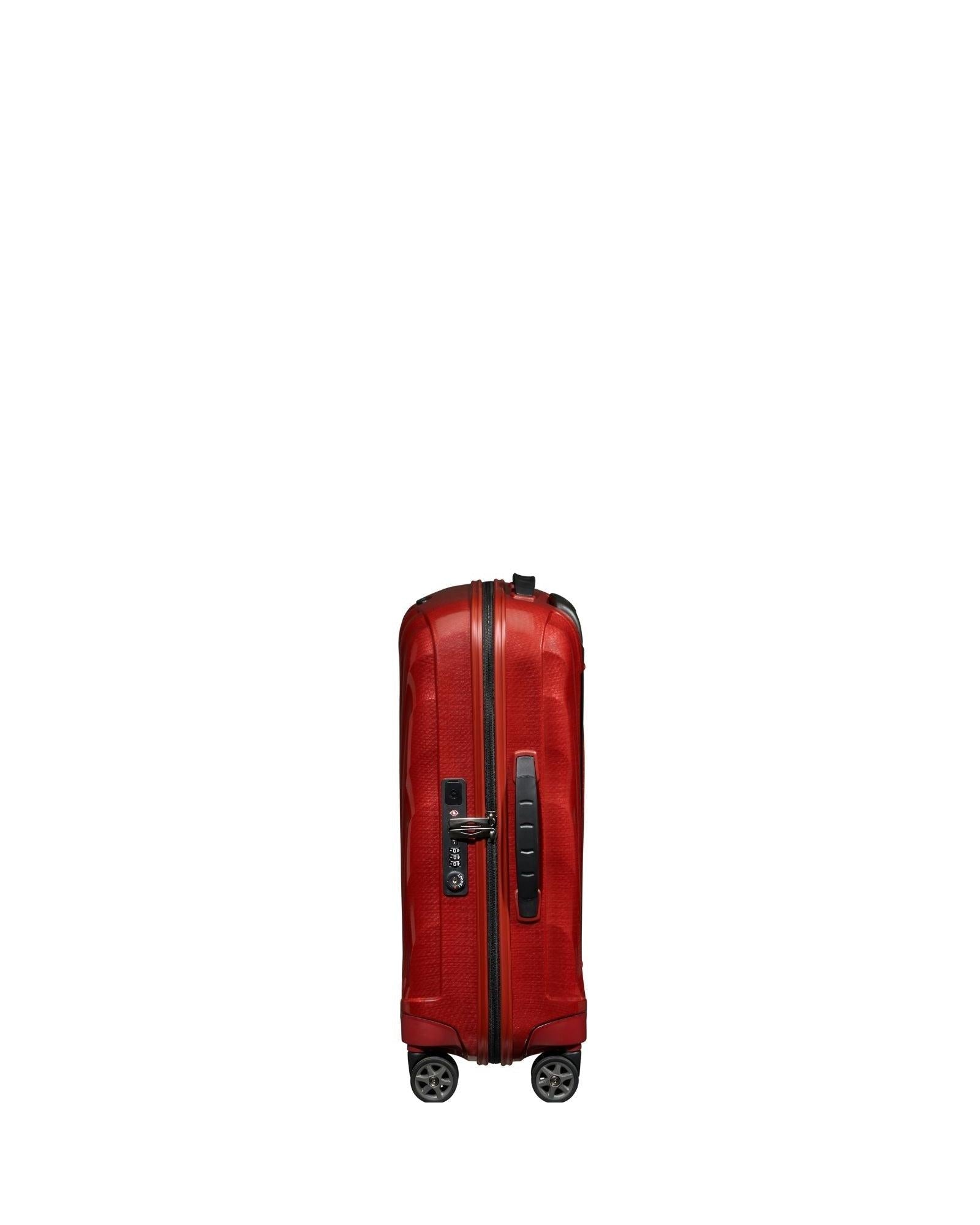 Samsonite C-Lite Expandable Hardside Carry-On Spinner Suitcase - 55cm - Chili Red Image 4