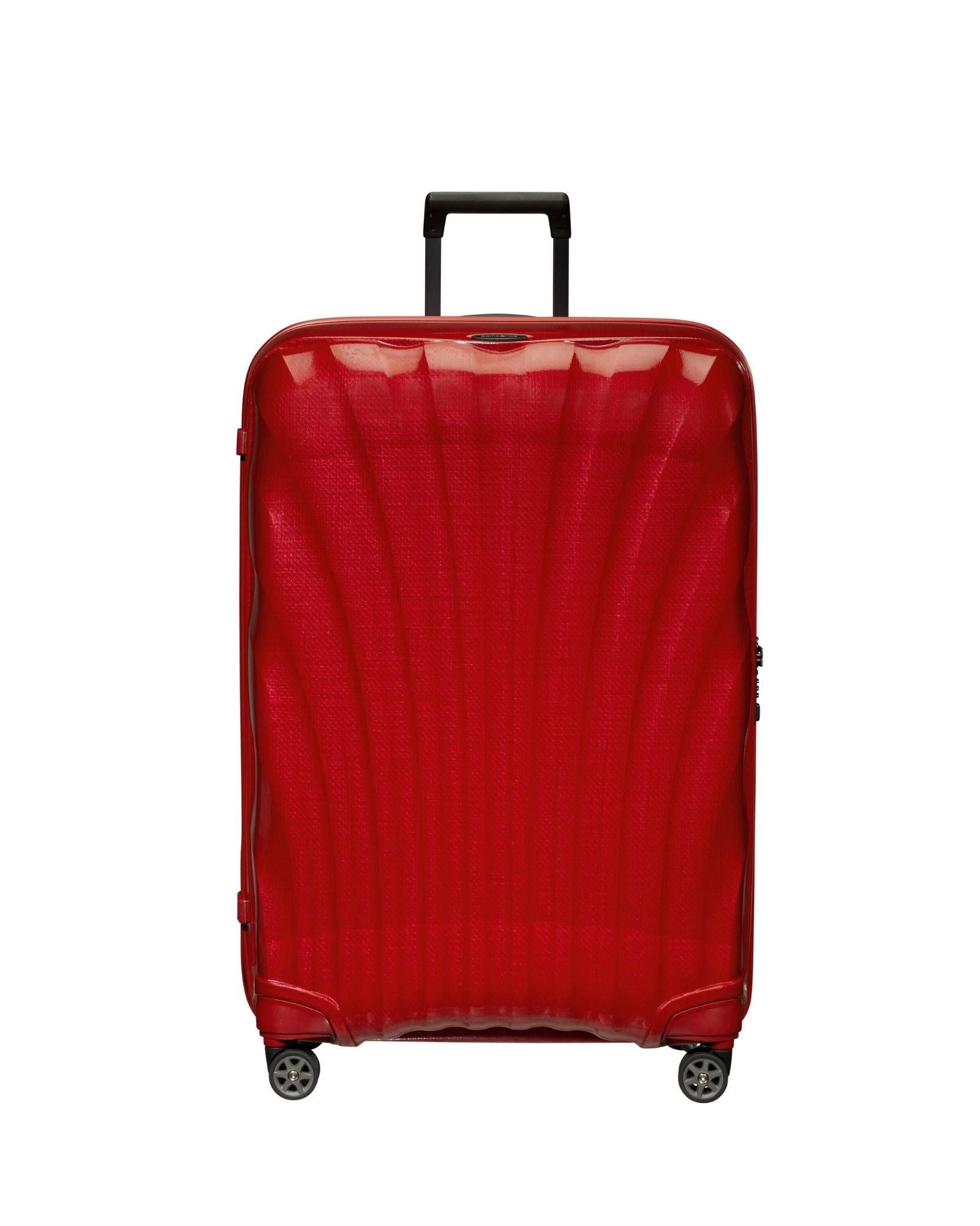 Samsonite C-Lite Hardside Large Spinner Suitcase - 81cm - Chili Red Front Image 2