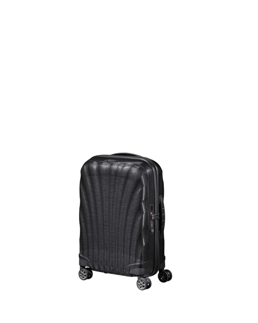 Samsonite C-Lite Expandable Hardside Carry-On Spinner Suitcase - 55cm - Black Front Left Image 1