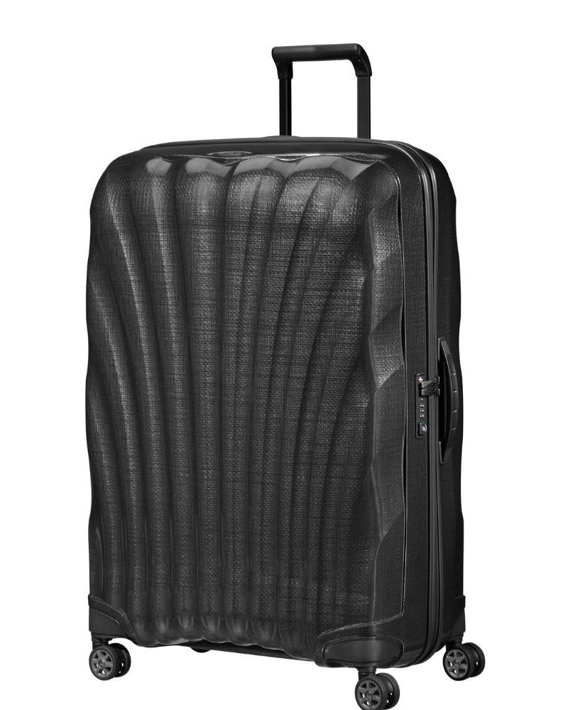 Samsonite C-Lite Hardside Large Spinner Suitcase - 81cm - Black Front Right Image 1
